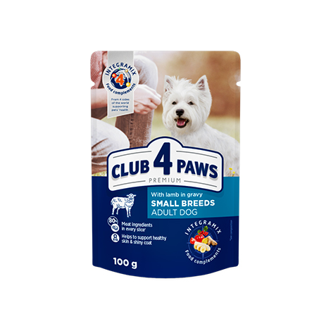 CLUB 4 PAWS PREMIUM " ΜΕ ΑΡΝΑΚΙΟΎΌΧΙ ΣΕ ΣΑΛΤΣΑ". ΠΛΗΡΕΙΣ ΚΟΝΣΕΡΒΟΠΟΙΗΜΕΝΗ ΖΩΟΤΡΟΦΏΝ ΓΙΑ ΕΝΗΛΙΚΕΣ ΣΚΎΛΟΥΣ