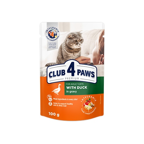  CLUB 4 PAWS PREMIUM "ΜΕ ΠΆΠΙΑ ΣΕ ΣΆΛΤΣΑ". ΓΙΑ ΕΝΗΛΙΚΕΣ ΓΑΤΕΣ