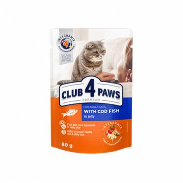 CLUB 4 PAWS PREMIUM "ΜΕ ΜΠΑΚΑΛΙΆΡΟ ΣΕ ΖΕΛΕ". ΓΙΑ ΕΝΗΛΙΚΕΣ ΓΑΤΕΣ