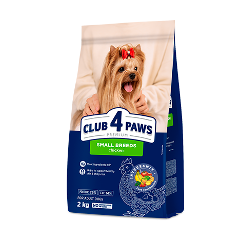  CLUB 4 PAWS PREMIUM ΓΙΑ ΜΙΚΡΟΣΩΜΕΣ ΦΥΛΕΣ. ΠΛΗΡΗΣ ΞΗΡΑ ΤΡΟΦΗ ΓΙΑ ΕΝΗΛΙΚΟΥΣ ΣΚΥΛΟΥΣ