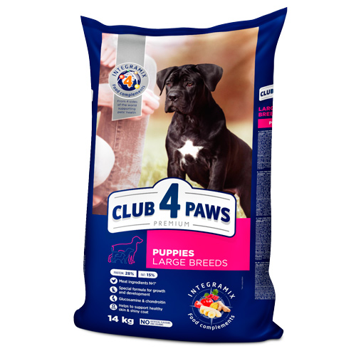 CLUB 4 PAWS PREMIUM ΓΙΑ ΚΟΥΤΑΒΙΑ ΜΕΓΑΛΟΣΩΜΩΝ ΦΥΛΩΝ "ΚΟΤΟΠΟΥΛΟ". ΠΛΗΡΗΣ ΞΗΡΑ ΤΡΟΦΗ