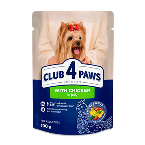 CLUB 4 PAWS PREMIUM " ΜΕ ΚΟΤΟΠΟΥΛΟ ΣΕ ΖΕΛΕ". ΓΙΑ ΕΝΗΛΙΚΕΣ ΣΚΎΛΟΥΣ