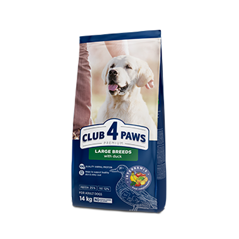 CLUB 4 PAWS PREMIUM ΓΙΑ ΜΕΓΑΛΟΣΩΜΕΣ ΦΥΛΕΣ «ΜΕ ΠΆΠΙΑ». ΠΛΉΡΕΙΣ ΞΗΡΑ ΖΩΟΤΡΟΦΏΝ ΓΙΑ ΕΝΗΛΙΚΟΥΣ ΣΚΥΛΟΥΣ