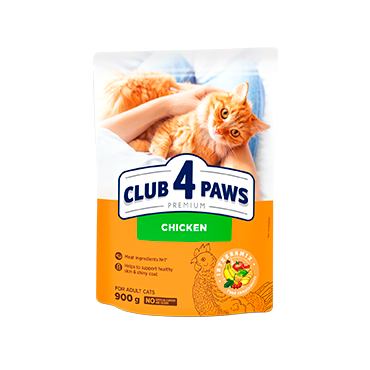 CLUB 4 PAWS PREMIUM "ΚΟΤΟΠΟΥΛΟ". ΠΛΗΡΗΣ ΞΗΡΑ ΤΡΟΦΗ ΓΙΑ ΕΝΗΛΙΚΕΣ ΓΑΤΕΣ