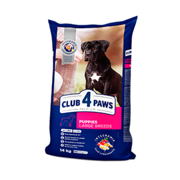 CLUB 4 PAWS PREMIUM ΓΙΑ ΚΟΥΤΑΒΙΑ ΜΕΓΑΛΟΣΩΜΩΝ ΦΥΛΩΝ "ΚΟΤΟΠΟΥΛΟ". ΠΛΗΡΗΣ ΞΗΡΑ ΤΡΟΦΗ