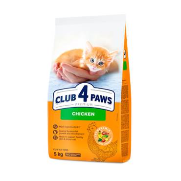 CLUB 4 PAWS PREMIUM ΓΙΑ ΓΑΤΑΚΙΑ "ΚΟΤΟΠΟΥΛΟ". ΠΛΗΡΗΣ ΞΗΡΑ ΤΡΟΦΗ